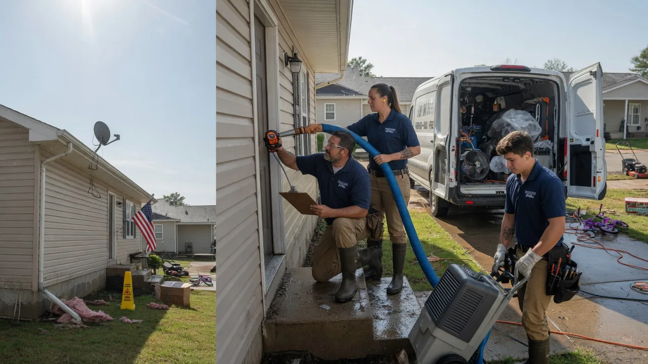 Ceiling Water Damage Restoration in Pleasant Hill, IA near me
